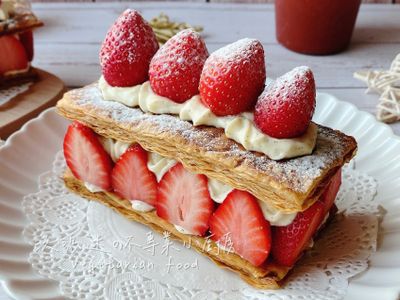 起酥。草莓千層（簡易版）