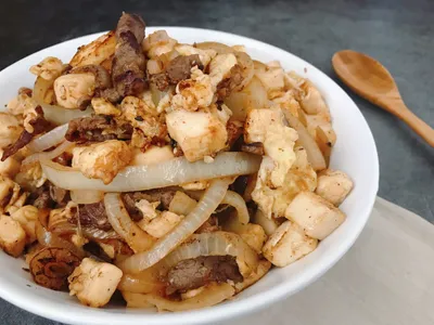 蒙古烤肉風雞蛋豆腐