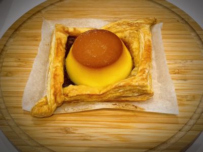 布丁起酥船（氣炸鍋版本）