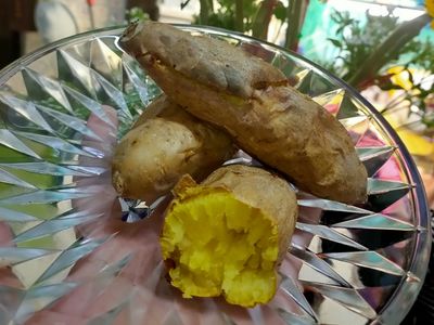 參考食譜 : 古早味烤地瓜（飛利浦氣炸鍋）