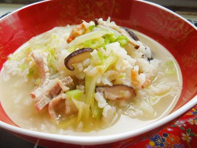 高麗菜鹹稀飯 家傳版