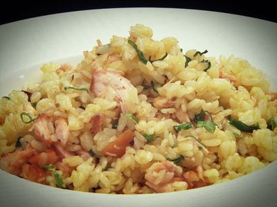 【快樂EVERYDAY】黃金鮭魚蛋炒飯