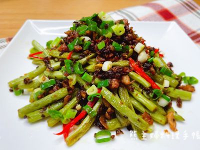 乾煸梅干菜四季豆（簡易/下飯菜）