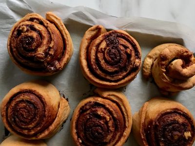 參考食譜 : 全麥肉桂捲