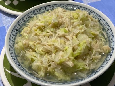 寶寶金針菇白菜拌飯