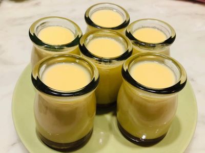 電鍋蒸焦糖雞蛋布丁