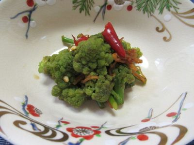 日式味噌煮羅馬花椰菜