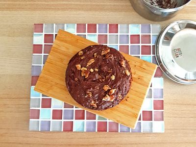 參考食譜 : 保證好吃布朗尼【便當盒也能烤版】