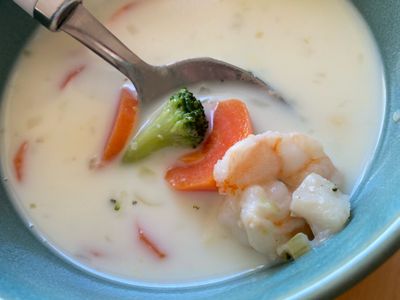 急凍材料變出營養滿分海鮮白湯