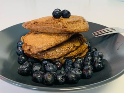 巧克力香蕉燕麥鬆餅