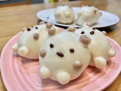 角落生物造型饅頭—白熊篇