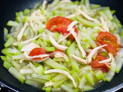 蕃茄雞絲蒲瓜/超嫩雞胸料理法