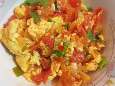 參考食譜 : 番茄炒蛋(五辛素)
