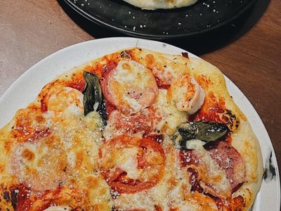 參考食譜 : 軟Q薄料pizza(低溫發酵）