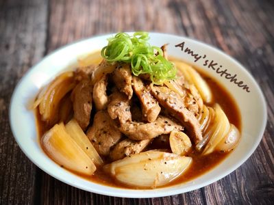 參考食譜 : 黑胡椒豬柳  (簡易好吃版)