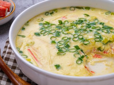 參考食譜 : #132 蟹肉棒蒸蛋