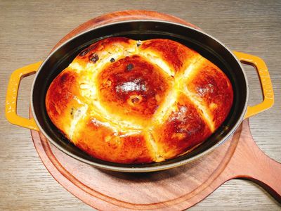 可可柑橘奶油麵包