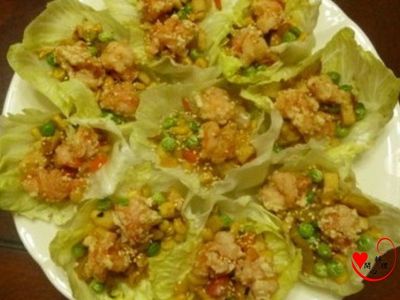 參考食譜 : 金玉滿堂蘋果蝦(兩吃)