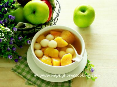 薑汁蕃薯丸子(小湯圓) 糖水 ~ 甘甜滋潤