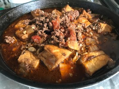 牛肉肉燥（使用鑄鐵鍋）