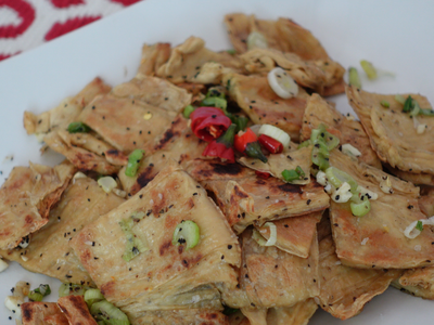 參考食譜 : 椒鹽豆包