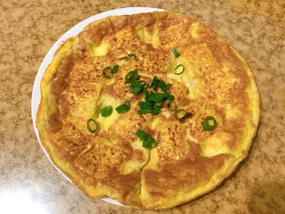 參考食譜 : 【蛋素】雞蛋豆腐煎蛋