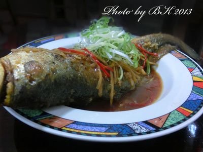 參考食譜 : [萬家香大吟釀薄鹽醬油]紅燒黃魚