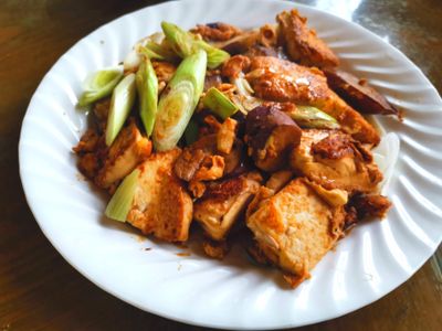 沒牙食譜（2）味增豆腐燴茄子