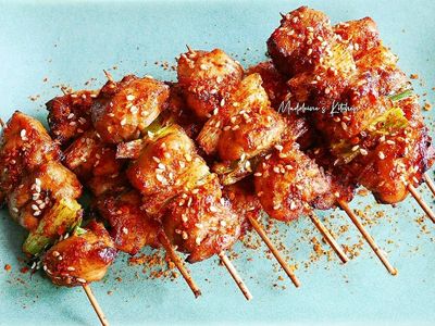 參考食譜 : 孜然風味烤雞肉串（氣炸鍋料理）