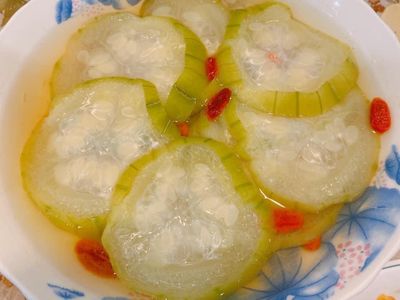 枸杞絲瓜_懶人電鍋料理