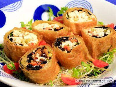 黃金臭豆腐捲🌿全素