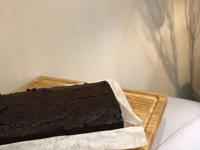 參考食譜 : 巧克力布朗尼（可可粉）