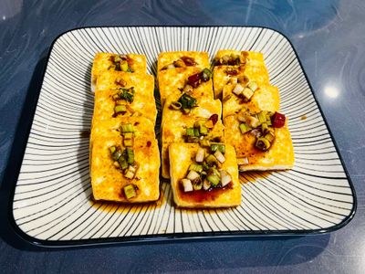 參考食譜 : 煎豆腐