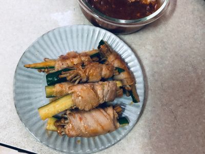 參考食譜 : 蛋白質與纖維兼具的五花豬肉捲