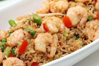 減重食譜5-蒜香大蝦炒飯