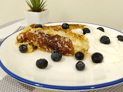 香蕉鬆餅減肥版