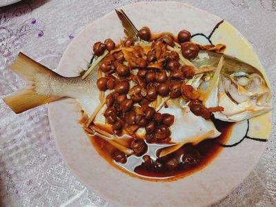 破布子蒸鯧魚〈電鍋料理〉