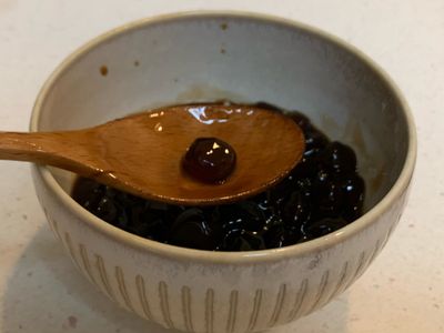 參考食譜 : 自製黑糖珍珠（粉圓）