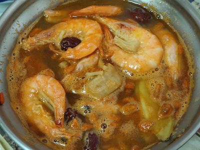 參考食譜 : 紹興干貝蝦