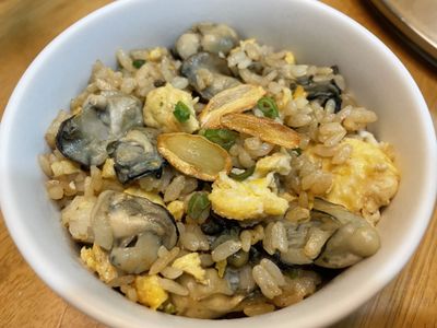 參考食譜 : 蚵仔炒飯