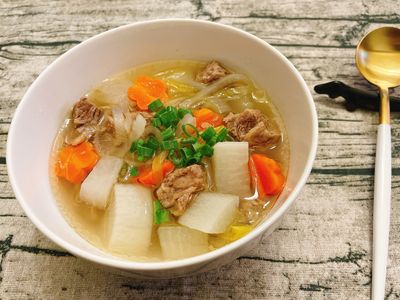 參考食譜 : 清燉牛肉湯（電鍋版）