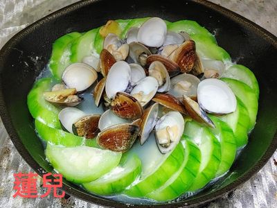 簡易蛤蠣絲瓜