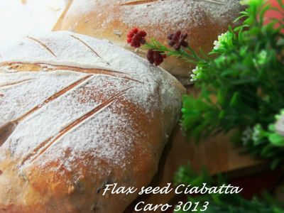 參考食譜 : 亞麻仁子堅果麵包