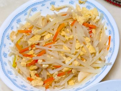 土豆絲炒蛋