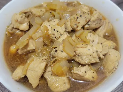 黑胡椒洋蔥雞胸肉