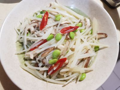 馬鈴薯毛豆香菇三兄弟