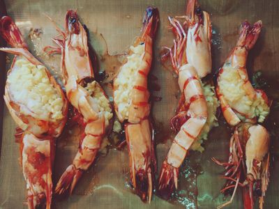 蒜香奶油烤大蝦
