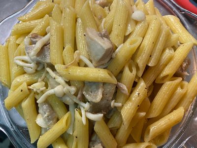 菇菇雞肉義大利通心麵
