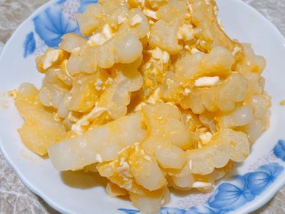 參考食譜 : 鹹蛋苦瓜