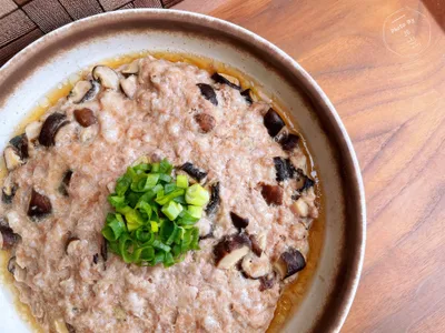 參考食譜 : 香菇蒸肉